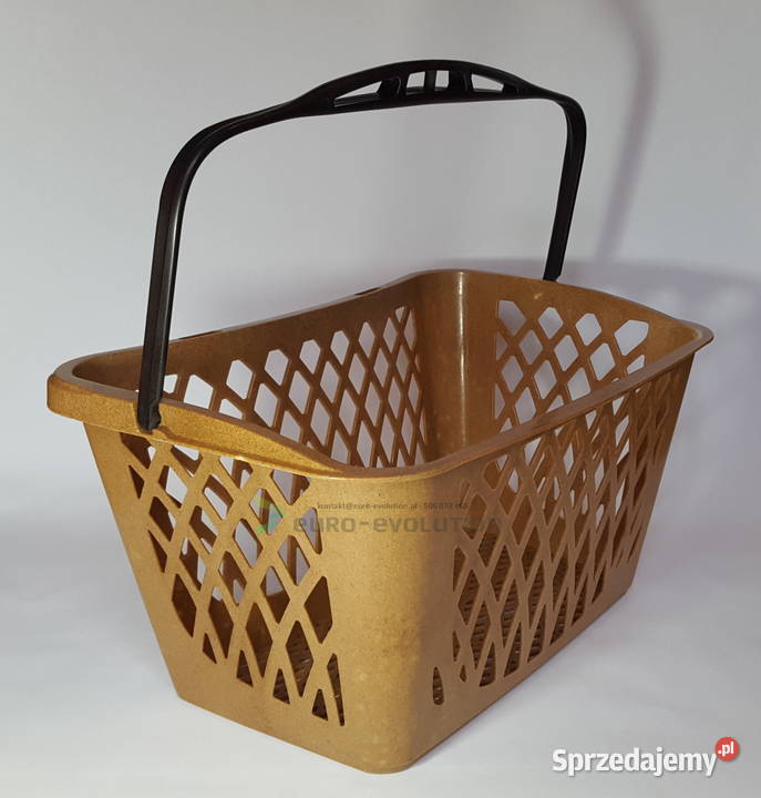 Koszyk Sklepowy ECO 33 litry drewno plastik Warszawa
