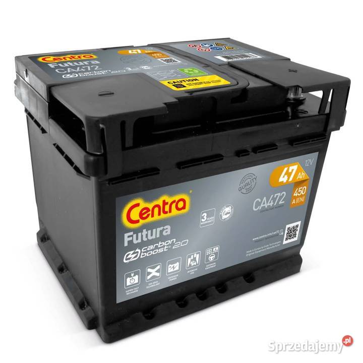 Akumulator Centra Futura 47Ah 450A ŁÓDŹ łódzkie
