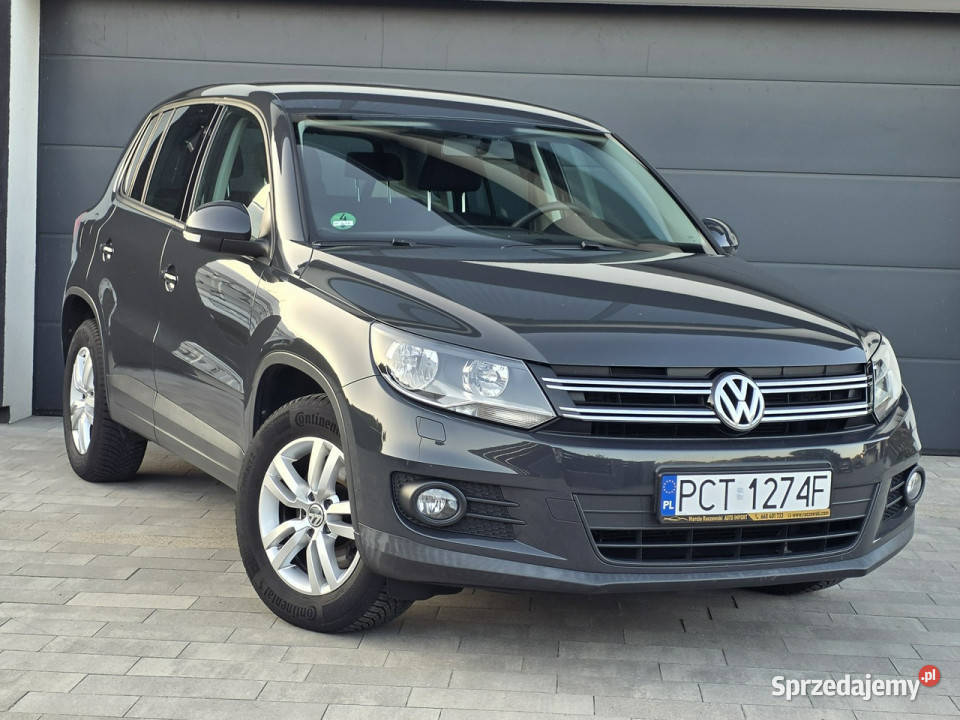 Volkswagen Tiguan bezwypadowy AUTOMAT DSG 14TSI kurtyny powietrzne Czarnków