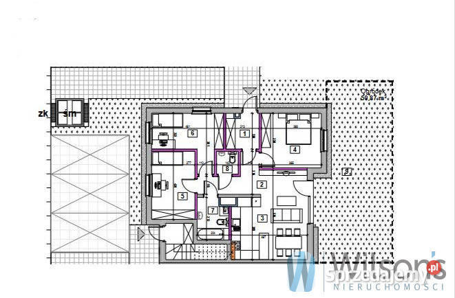 Mieszkanie Wrocław 8068 metrów 4pok 80.68m2