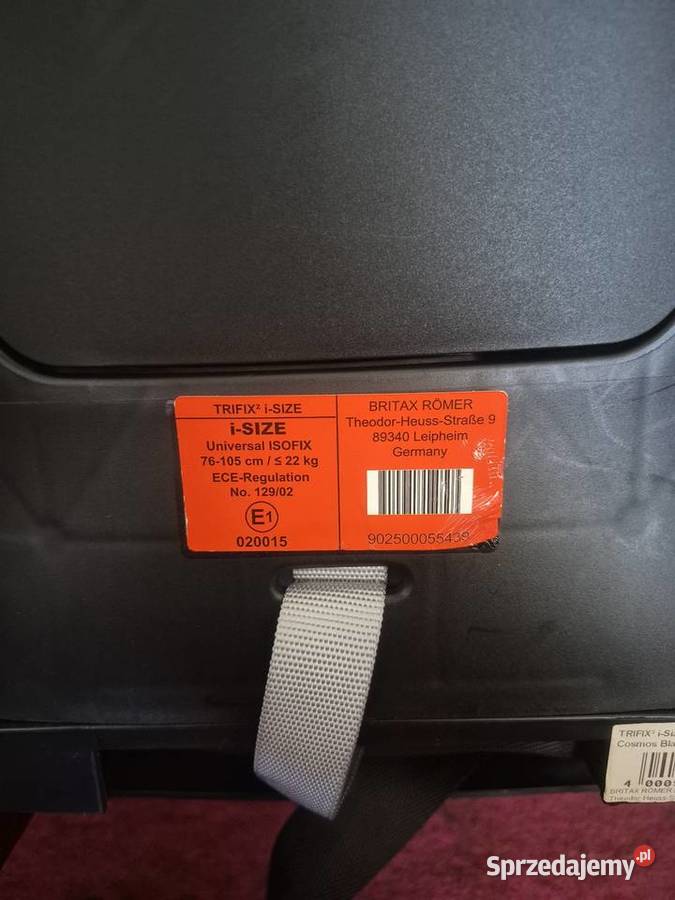 Fotelik TRIFIX 2 iSIZE Land Rover mazowieckie Warszawa