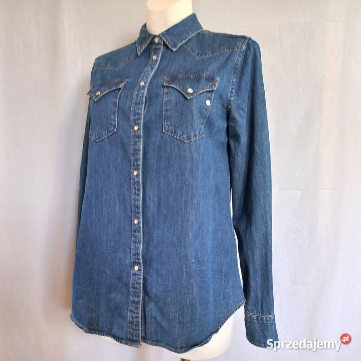 Koszula damska Jeans ciemny r L bawełna NOWA Białystok