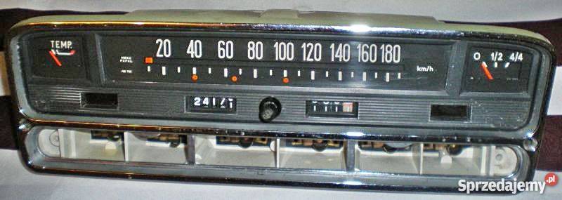Zestaw wskaźników stary typ FIAT 125 wielkopolskie Ostrów Wielkopolski