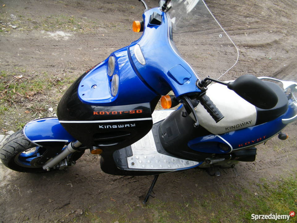 Kingway Koyot Skuter 2008 2 nowe kaski Wojciechów