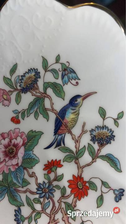 Talerzyk Aynsley Pembroke Z ptaszkiem na gałęzi Gdańsk