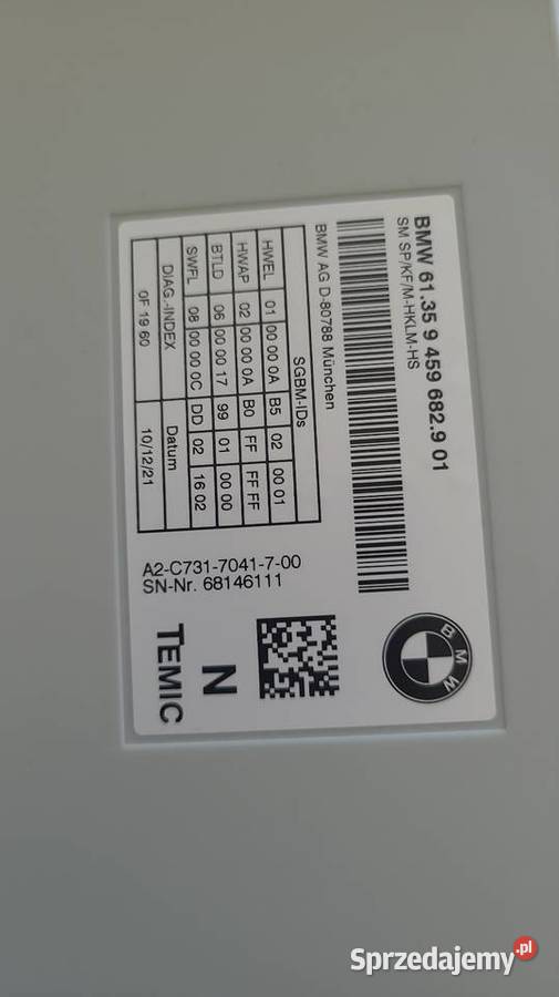 MODUŁ BMW 61359459682 61357943753 NOWY ORGINALNY mazowieckie Radom