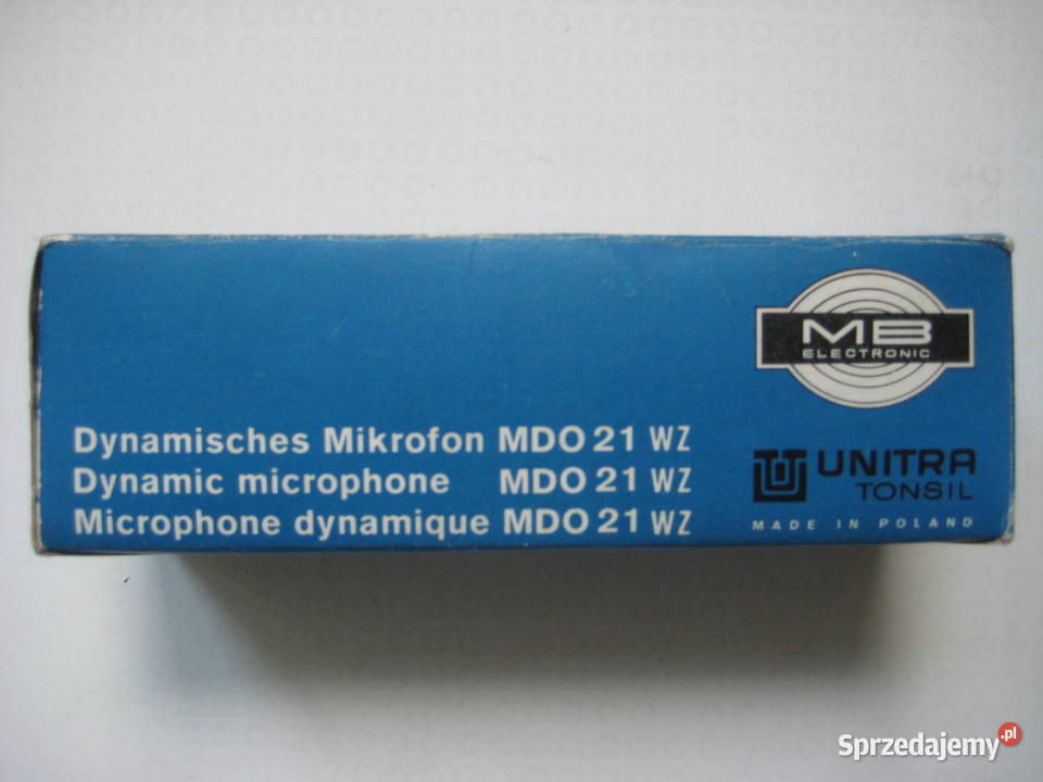 Mikrofon dynamiczny Unitra Tonsil MDO 21 WZ małopolskie Kraków sprzedam