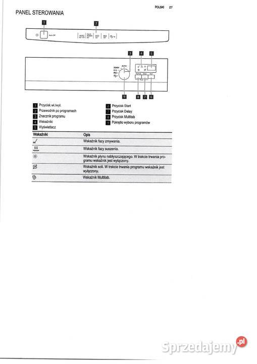 Zmywarka AEG F55410WOP Poddębice sprzedam
