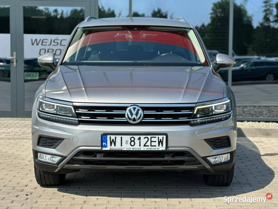 Volkswagen Tiguan 8xAlu SalonPL TopLED Virtual immobilizer Kąty Opolskie sprzedam