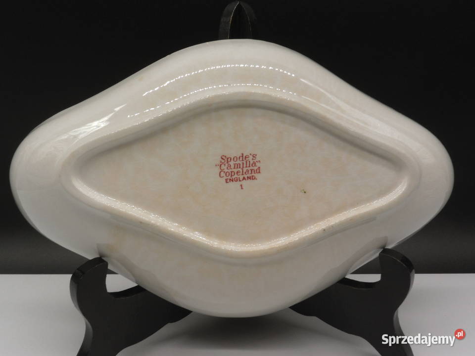 Półmisek Salinerka Spode Camilla Pink Red Anglia wielkopolskie Raszków