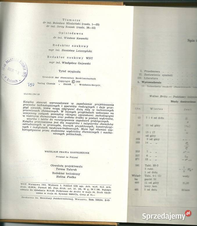 Podstawy inżynierii Podstawy inżynierii 1964 łódzkie