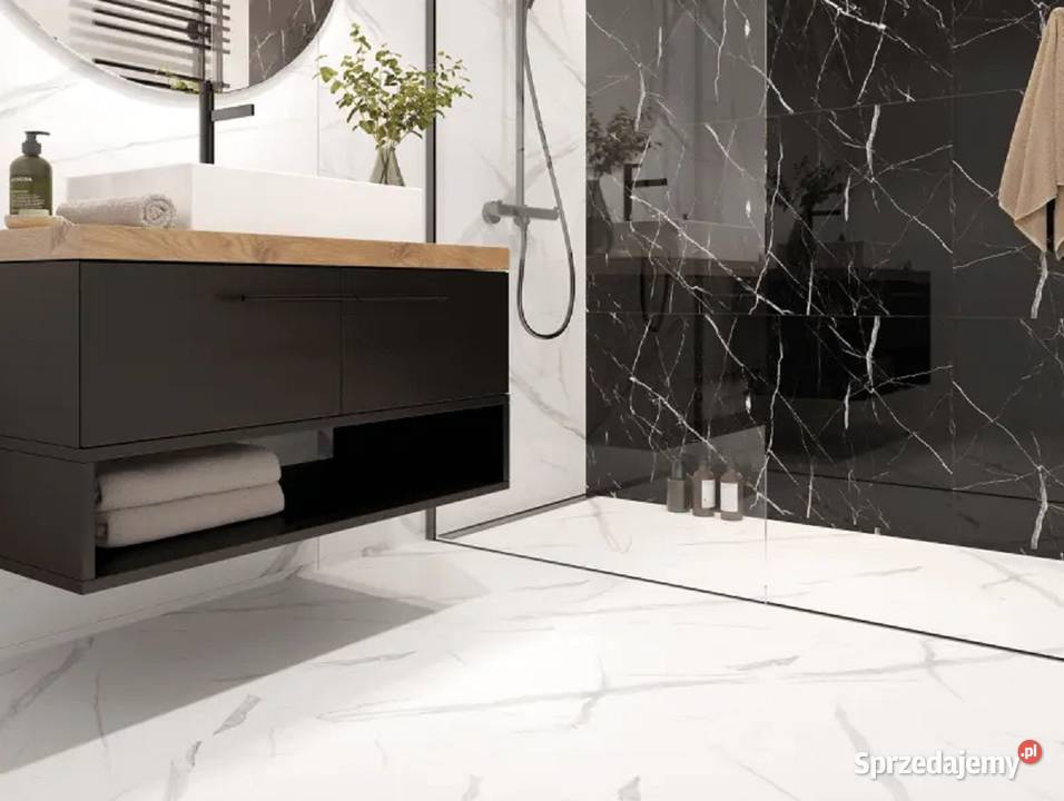 Panel Winylowy SPC WHITE MARBLE 60x60 5mm