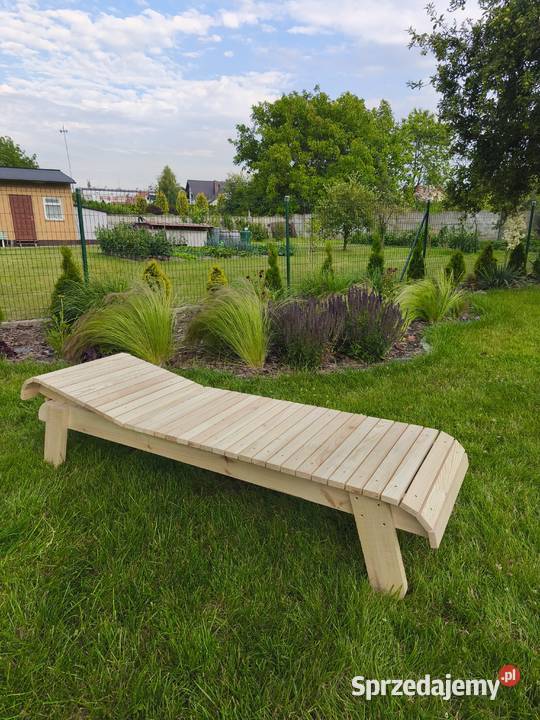 leżak ogrodowy drewniany mazowieckie Warszawa