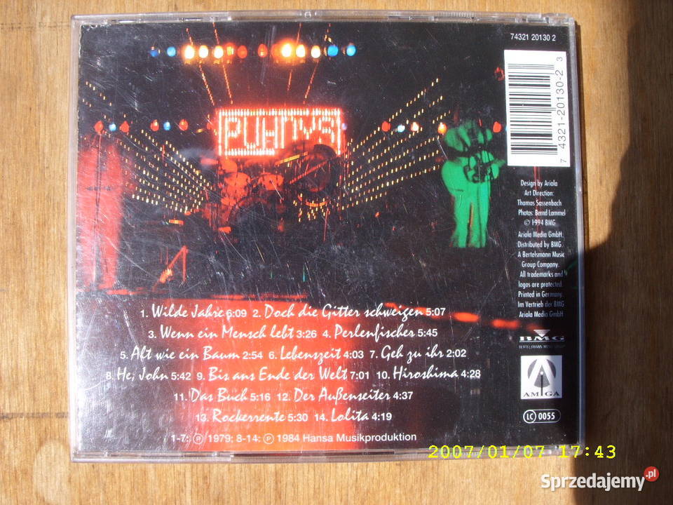 Rock plyta CD PUHDYS 3 plyty CD