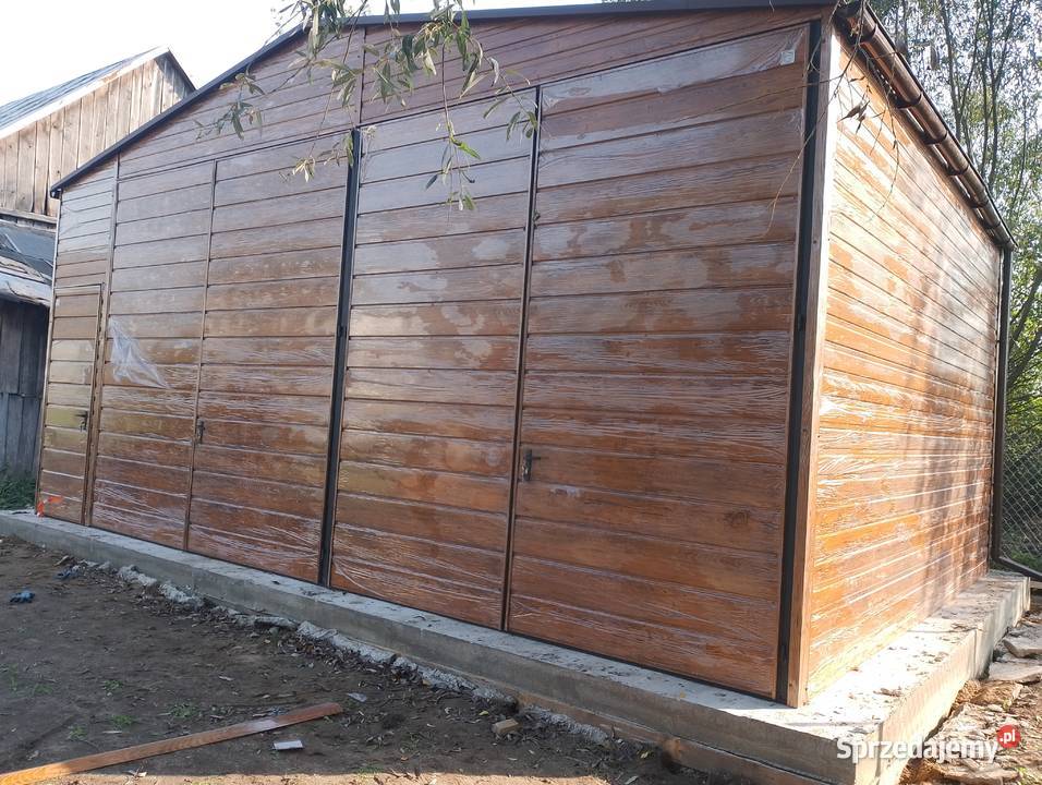 ZŁOTY DĄB Garaż Blaszany Drewnopodobny Garaże Radom