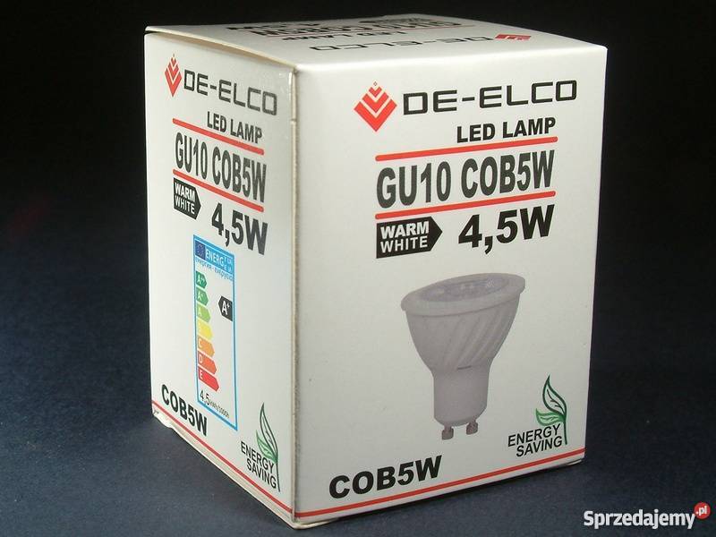 35W Żarówka diodowa punktowa COB GU10 45W kąt Siemianowice Śląskie