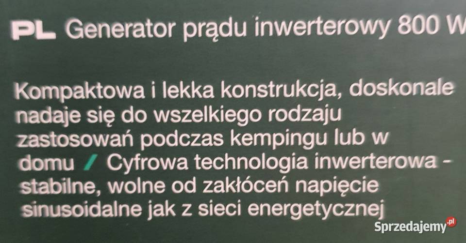 Parkside agregat 800 W nowy dolnośląskie