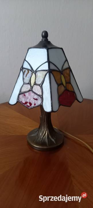 Mała lampka nocna klosz witraż Skierniewice