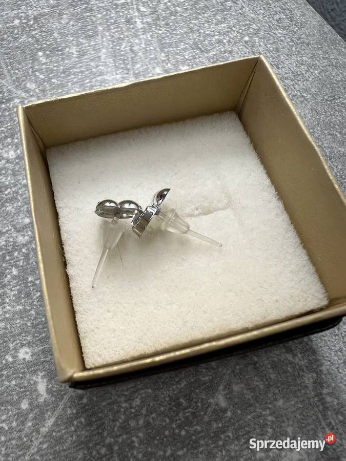 Kolczyki srebrne wiśnie wiśnia Jasło