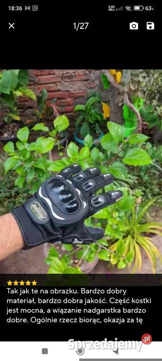 Sprzedam Nowe Rękawice motocyklowe GUANTES Moto podlaskie Białystok