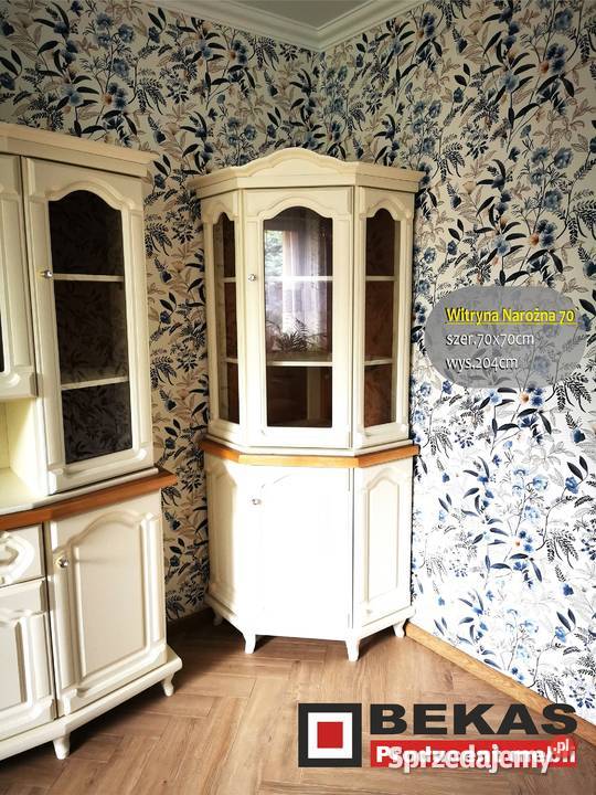 Promo Stylowa Biała Komoda 160 Ludwik Dąb