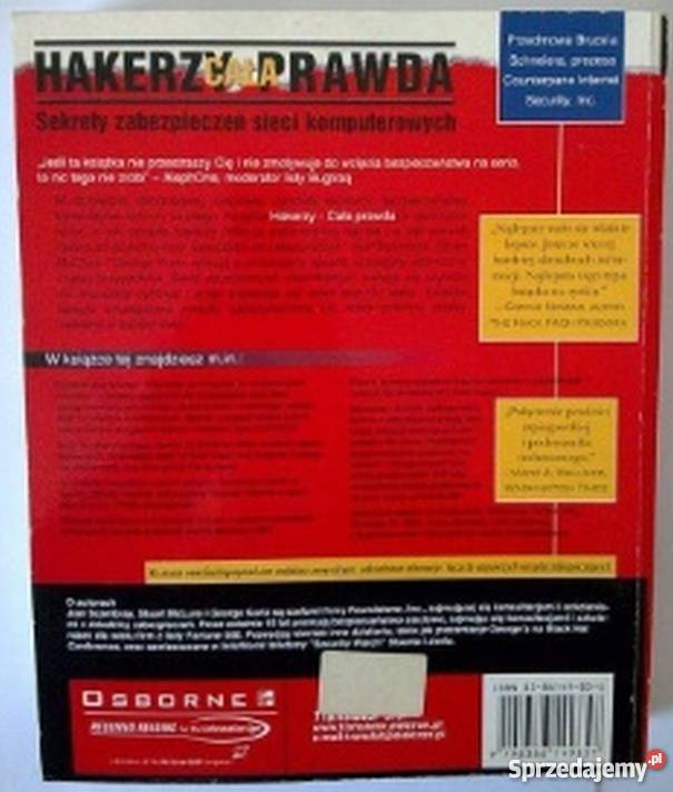 HAKERZY CAŁA PRAWDA SEKRETY ZABEZPIECZEŃ SIECI informatyka, internet Katowice