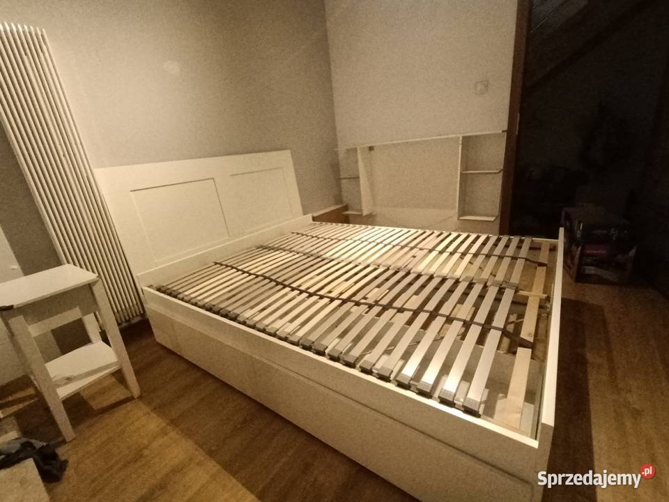 ikea lnset 160x200 łóżko ze stelażem i Wrocław