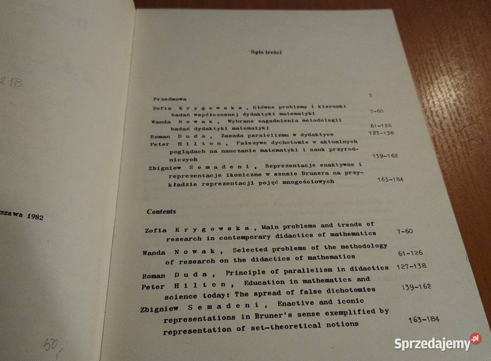 Podstawowe zagadnienia dydaktyki matematyki Tom sprzedam