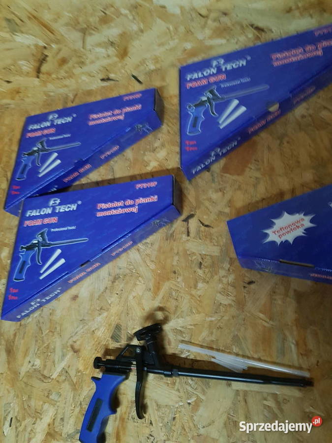 PISTOLET DO PIANKI PIANY MONTAŻOWEJ TEFLON ALU Głogowa