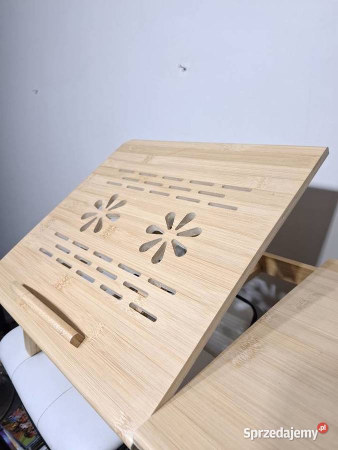 Drewniany stolik pod laptopa podstawka stoliki Kraków