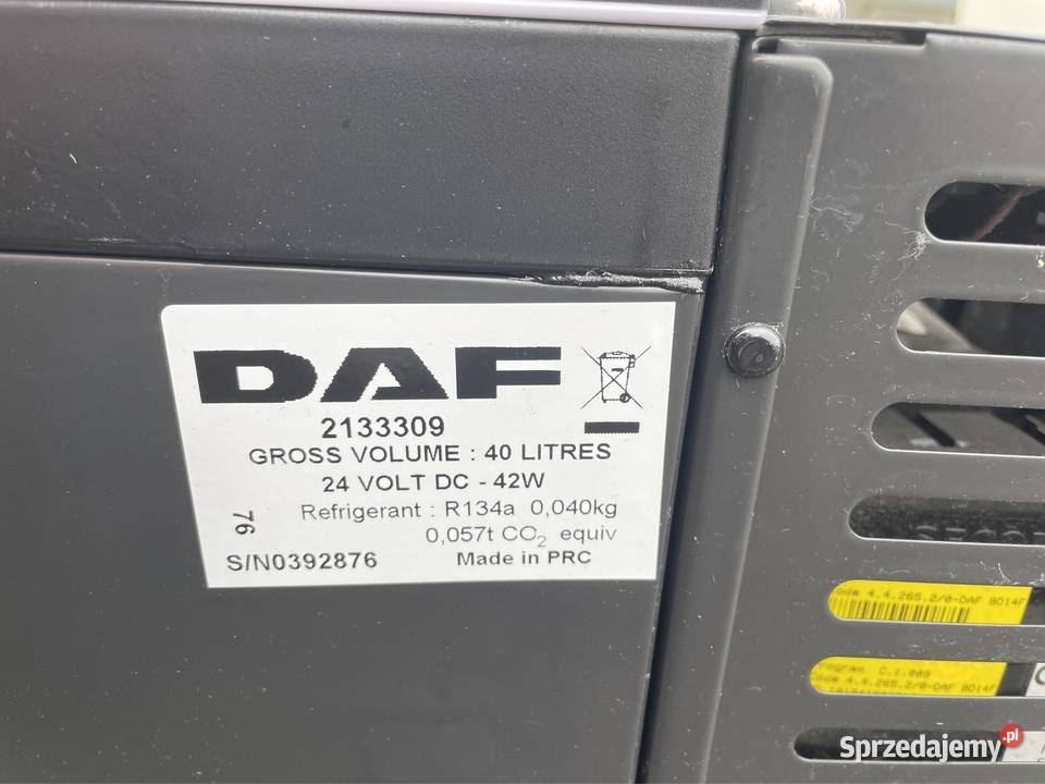 Lodowka box schowek komplet z demontażu Daf Xf wielkopolskie Marianice sprzedam
