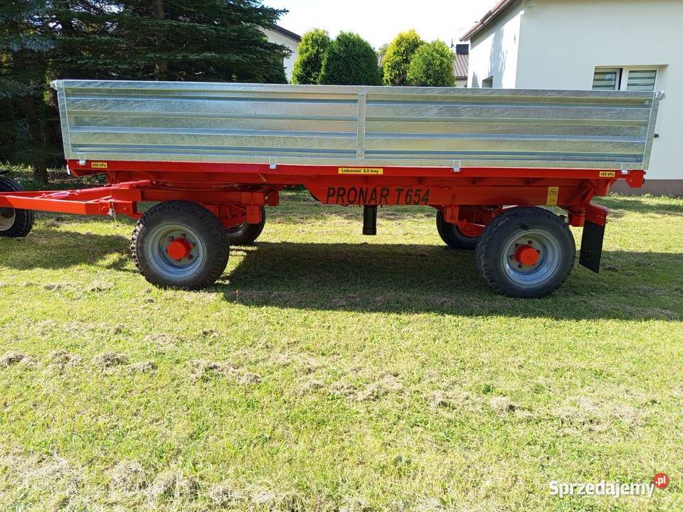 Przyczepa Wywrotka 65 T 2009 r NOWA IDEALNA 6500kg Wywrotki Myszków