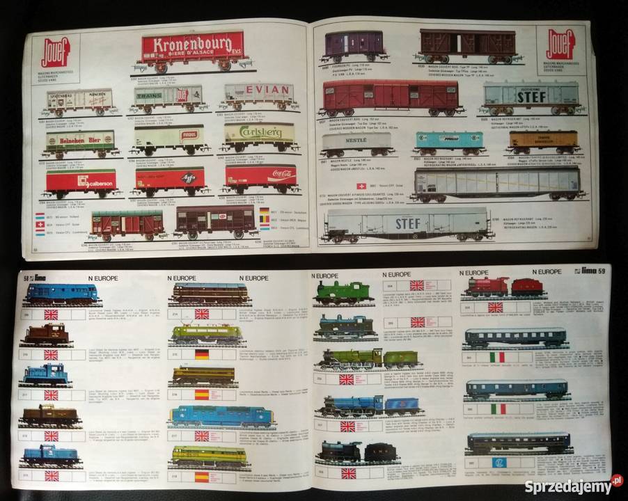 Katalog modeli kolejek Jouef i Lima mazowieckie Warszawa