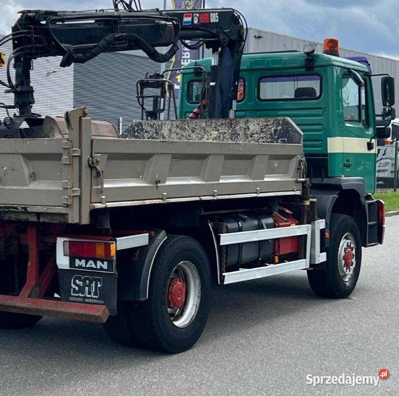Wywrotka 4x4 mosty z dzwigiem MAN Wywrotki Warszawa
