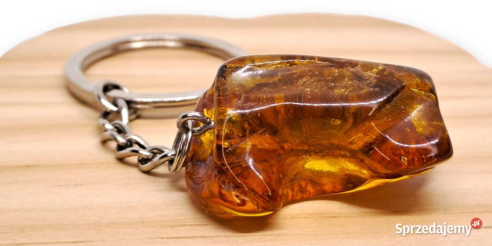 Brelok z bursztynu BURSZTYN BAŁTYCKI breloczek Pozostałe mazowieckie Warszawa