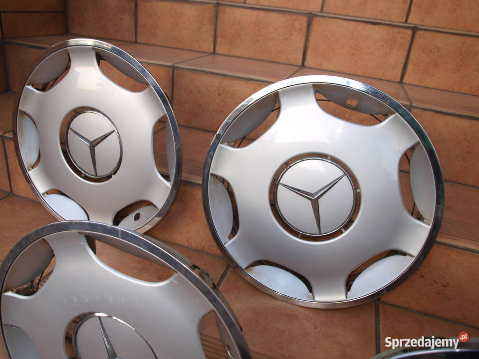 Mercedes kołpaki 15 chrom oryginalne komplet 4 Kołpaki