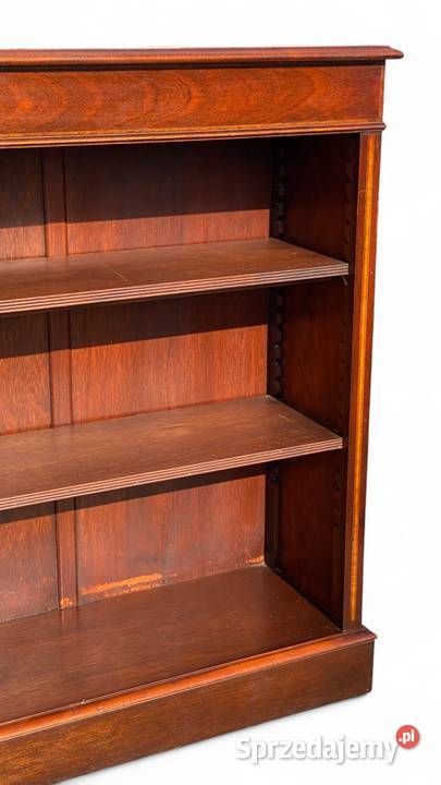 Stylowy intarsjowany regał orzech Gryfice sprzedam