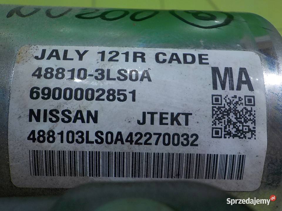 NISSAN NV200 15 DCI 14r VAN wspomaganie Suków