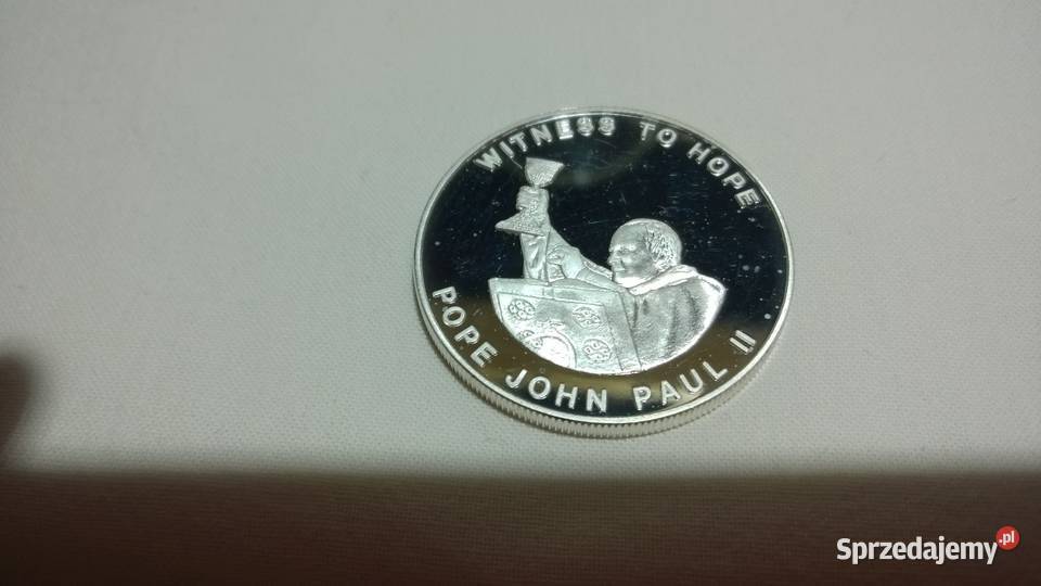 MONETA Zambia 1000 kwacha 2003 Papież Jan Paweł