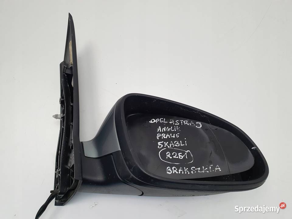 LUSTERKO PRAWE Opel Astra J IV 0915r PASAŻERA 5 Rudka