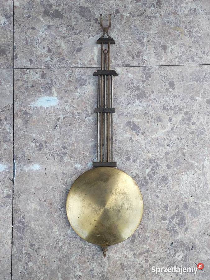 682 Wahadło rusztowe starego zegara Junghans 10 pomorskie Tczew