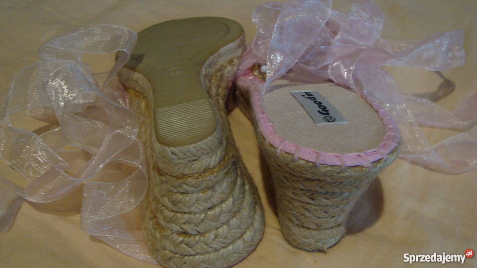 Buty letnie damskie GOODIN wiązane tasiemką Ostrołęka