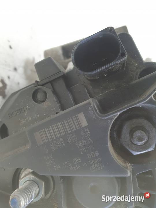 ALTERNATOR Skoda Octavia II 18 TSI 06B903016AB Układ elektryczny silnika Chełm