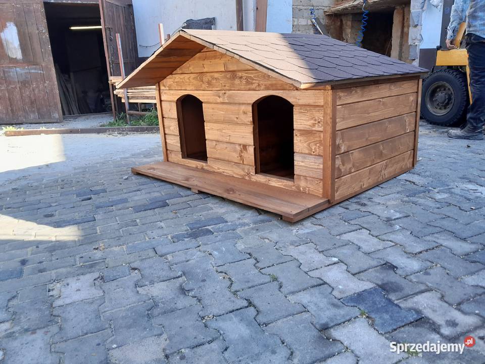 Budy dwóch psów Duża XXl ocieplana otwierany