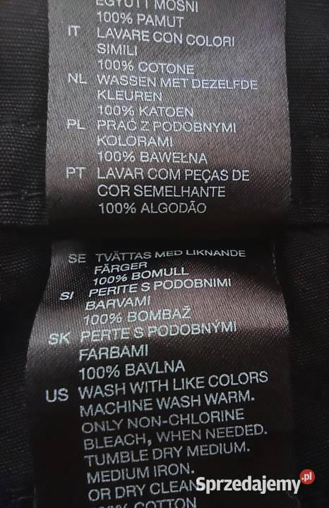 Nowe krótakie czarne spodenki HM rozmiar 34 Inny wzór Radzyń Podlaski sprzedam