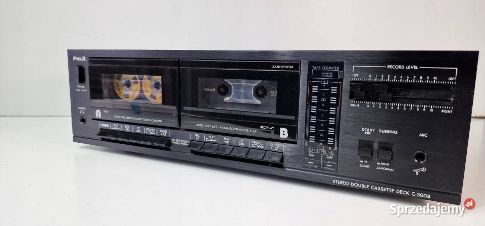 Pro2 dwukasetowy magnetofon deck C30DB C30DB Międzychód