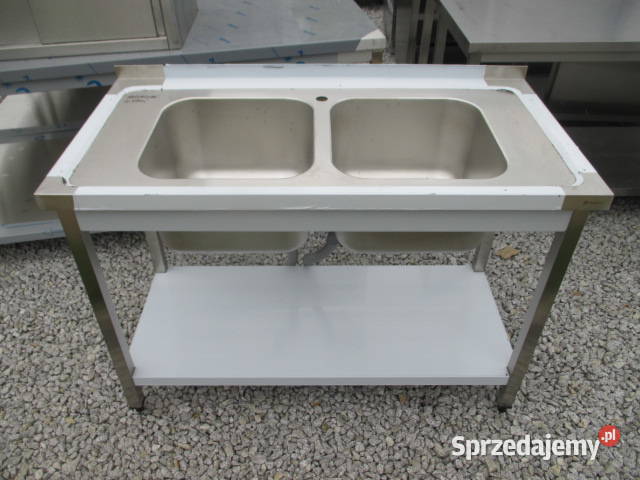 Nowy Zlew Gastronomiczny 2 Komorowy Z Półką Biznes i Przemysł