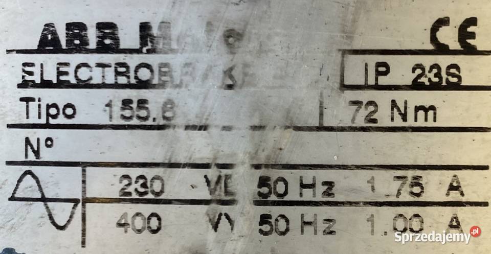 silnik elektryczny 4kW 1435obr 3fazowy HAMULEC