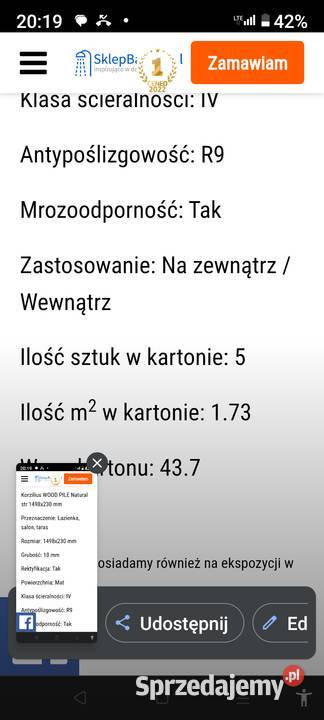 Plytki podlogowe TUBĄDZIN WOOD PILE wielkopolskie Adamin
