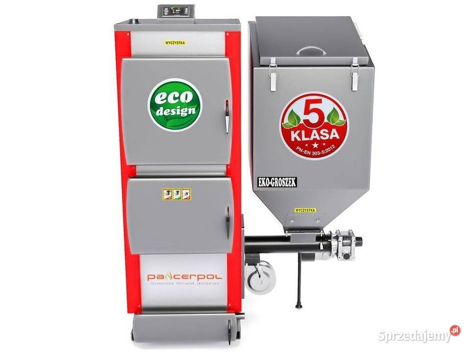 Kocioł co z podajnikiem na ekogroszek 5klasa Pleszew